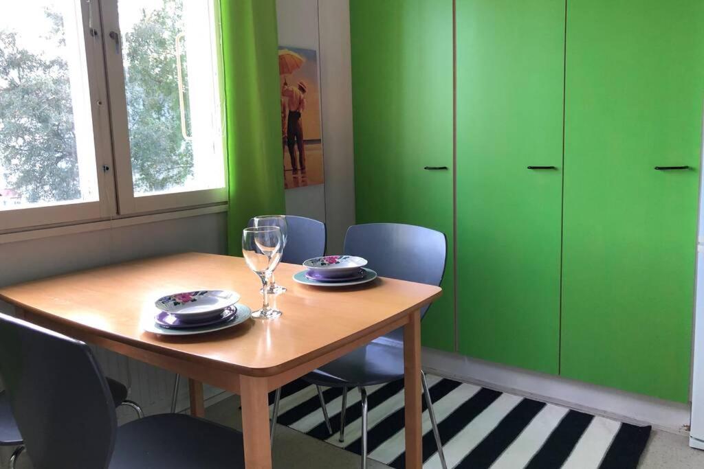 Vaerikaes Puutalokaksio 1-6 Hloelle, Ilm Parkit Appartement Oulu Buitenkant foto